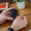 Angled Desktop Charging Dock, Compact Type-C Connection Cradle For Portable Handheld Devices