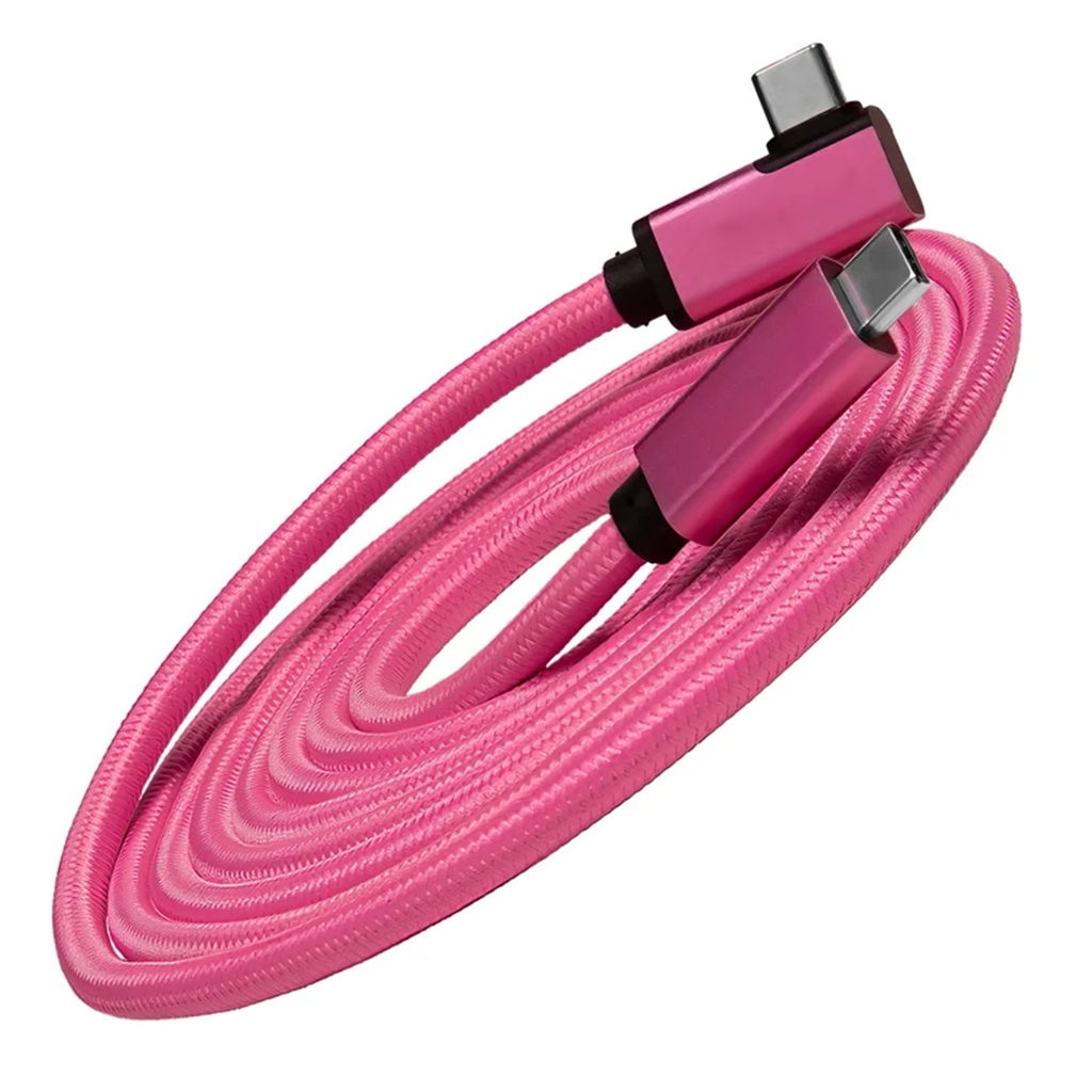 Right Angle Type-C To Type-C High-Speed Cable, 10Gbps Data Transfer Wire Supporting 100W Charging And 4K Video Output