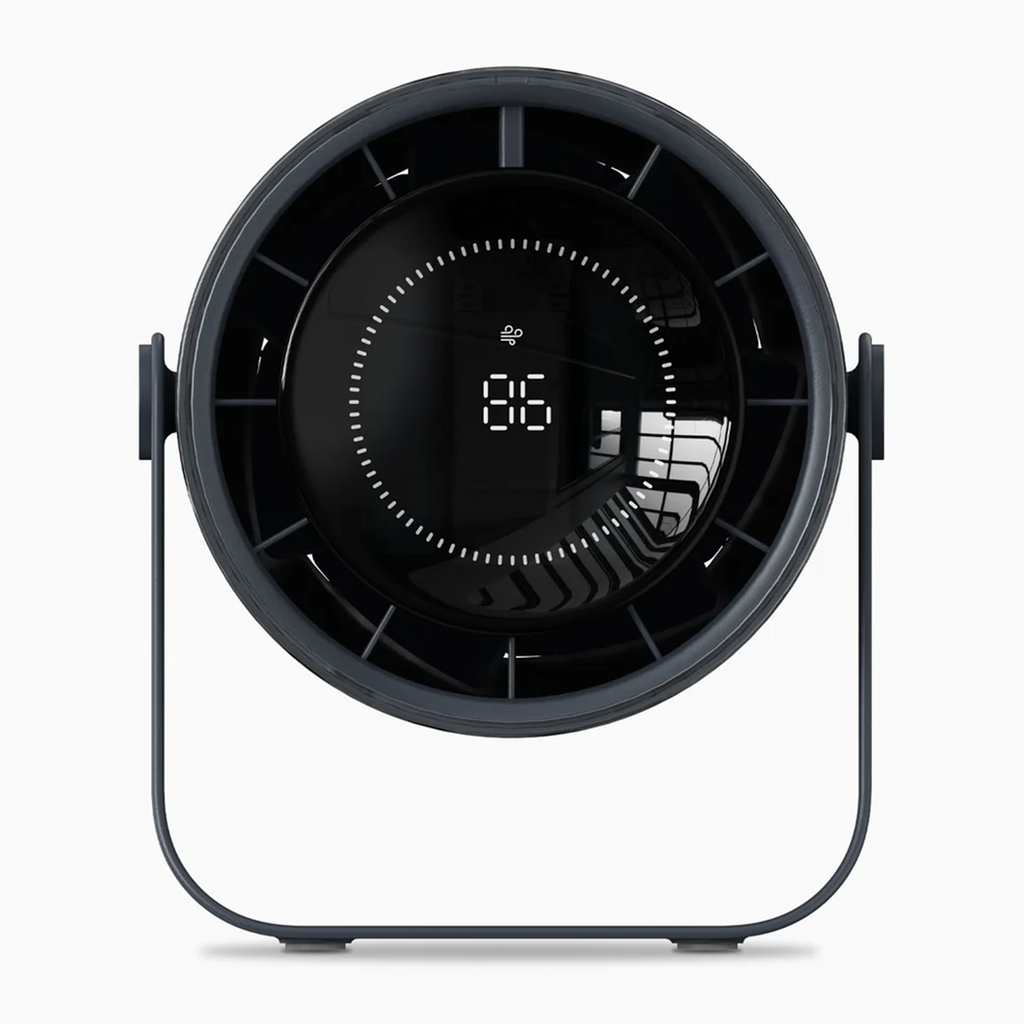 Adjustable Tilt Rechargeable Circulation Desktop Fan, Sleek Digital Display Table Air Cooler For Indoor Spaces