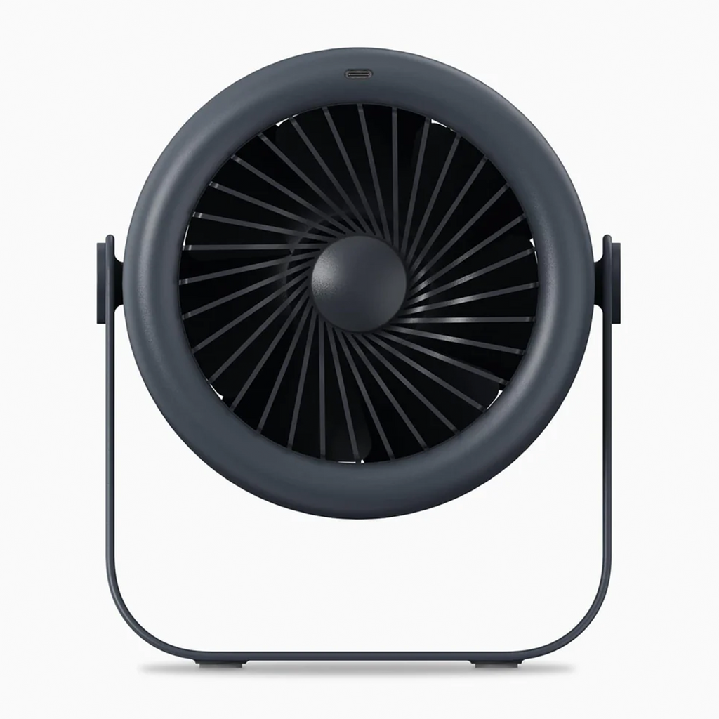 Adjustable Tilt Rechargeable Circulation Desktop Fan, Sleek Digital Display Table Air Cooler For Indoor Spaces