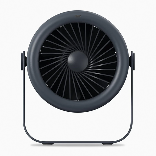 Adjustable Tilt Rechargeable Circulation Desktop Fan, Sleek Digital Display Table Air Cooler For Indoor Spaces